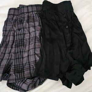 "Pink" womans boxer style sleep shorts